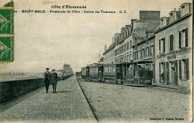 Saint Malo Promenade Des Sillons Station Des Tramway Saint Malo Bretagne Tramway
