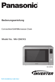 For machines that include a this oven is programmed with a self diagnostics failure code system which will help for troubleshooting, h97, h98 and h99 are the. Panasonic Nn Cd87ks Manual Pdf Download Manualslib