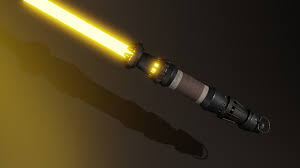 Master yoda legendary fx lightsaber. Artstation Rey S Yellow Lightsaber Random Polygon