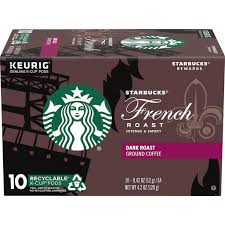 Find the best single serve coffee maker for sale. Starbucks Coffee Ground Dark Roast French Roast K Cup Pods Single Serve K Cups Pods Goodwin Sons