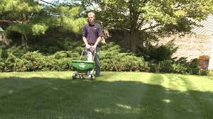 When you take the party outside onto the lawn, however, you remove all the hazards and are free to fall as you please. How To Use A Scotts Broadcast Spreader On Your Lawn Youtube