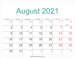 January s m t w t f s 1 2 3 4 5 6 7 8 9 10 11 12 13 14 15 16 17 18 19 20 21 22 23 24 25 26 27 28 29 30 31 new year's day dr. August 2021 Calendar Printable With Holidays Whatisthedatetoday Com