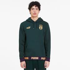 Puma x rhuigi basketball shirt. Italia Ftblculture Men S Hoodie Ponderosa Pine Team Gold Puma Italia Puma Germany