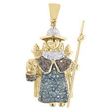 Get santo niño de atocha's weather and area codes, time zone and dst. Red Blue Diamond Santo Nino De Atocha Pendant 14k Yellow Gold Charm 0 58 Tcw Ebay