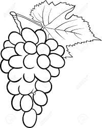 Image Result For Pics Of Grapes Black And White Coloring Books Fruit Coloring Pages Flower Coloring Pages
