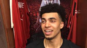 Darius Perry asks Jordan Nwora about his fast-break dunk