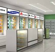 Mobile phone accessories store design| a whole set display ...