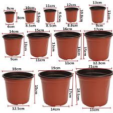 Besides the health benefits of home grown produce and the joy of gardening, a container garden will beautify any space. 100pcs Plastic Garden Nursery Pots Plant Flowerpot Seedlings Planter Containers Home Decor Various Sizes Walmart Canada
