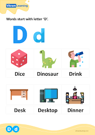 Words start with d ; Download D Letter Words Worksheets For Free Vikramlearning Com