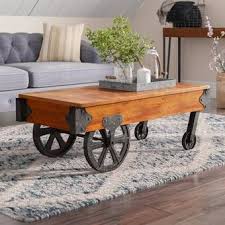 Gracie Oaks Hardrigg Cart Coffee Table Reviews Wayfair In 2020 Coffee Table Inspiration Cart Coffee Table Coffee Table