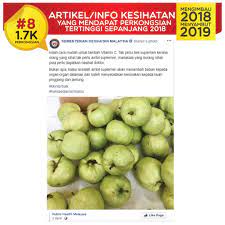 Siapapun pasti pernah makan yang namanya buah jambu. Kkmalaysia On Twitter 8 Artikel Mengenai Khasiat Jambu Batu Yang Kaya Vitamin C Antara Yang Popular Di Fb Kkm 2018 Perkongsian Semula Dari Fb Public Health Malaysia Https T Co 6zpipdpebc