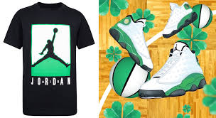 Air Jordan 13 Lucky Green Kids Shoes Shirts Sneakerfits Com