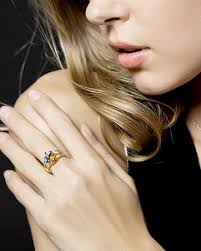 Amazon.com: Personalized 10k & 14k Rose Gold Mother & Family Rings With 2  Birthstones: Clothing, Shoes & Jewelry