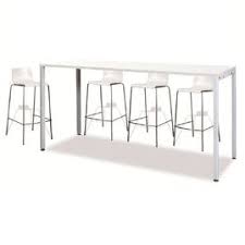 Counter Height Office Cafeteria Bar Table Black Leg 1200l X 700w Bar Table White Bar Table Table