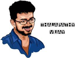 Buy Lanstick Vinyl Multicolor Thalapathy Vijay Self Adhesive Wall Sticker  30 inch Online at Best Prices in India