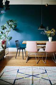 Sale +12 colors available in 13 colors. A Relaxed Home With An Inspiring Array Of Colours Dining Room Blue Turquoise Room Modern Dining Room