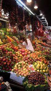 La Boqueria Market Barcelona Spain Barcelona Outdoor Market