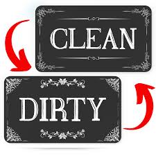 Never again forget whether the dishwasher is clean or dirty! Clean Dirty Dishwasher Magnet Kitchen Farmhouse Dish Washer Sign Walmart Com Walmart Com
