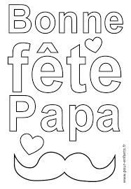 En effet, une cérémonie avait lieu chaque année en février, dans le but de rendre hommage aux pères décédés. Coloriage Bonne Fete Papa Avec Moustaches A Imprimer Et Colorier Fete Des Peres En Maternelle Coloriage Fete Des Peres Fete Des Peres Et Activite Fete Des Peres