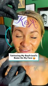 I Tattooed My Boyfriend's Name On My Face 😲💖