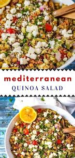 Mediterranean Quinoa Salad Recipe Mediterranean Quinoa Salad Healthy Salad Recipes Salad Recipes