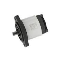 Group 1 Hydraulic Gear Pump: 0.37 CID (5.8cc), 1/2" Key Shaft, SAE AA  2-bolt Mount, SAE 08/06 Ports, CW Rotation