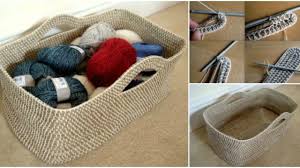 Presenting here these 10 free crochet basket patterns for beginners, referred as cozy storage solutions for your home! Creative Ideas Diy Crochet Rope Basket