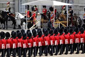Queen elizabeth ii's birthday celebration included the traditional flags and soldiers to be recognized in battle. Trooping The Colour Parade Marks Queen S Official Birthday Bbc News