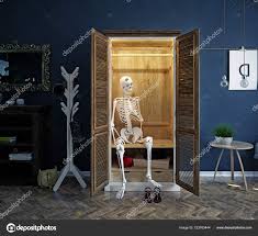 Luuranko Kaapissa Luova Käsitteellinen Idea Renderointi – Aineistopankin  valokuva © vicnt2815, nro 223763444