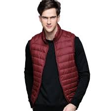 Spring Man Duck Down Vest Ultra Light Jackets Men Fashion Sleeveless Outerwear Coat Autumn Winter Coat Jackets Men Fashion Mens Light Jacket Mens Winter Fashion