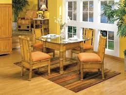 Bamboo Dining Set All Natural Bamboo From Rattan Specialties Dining Room Simple Living Room Sets Dinette Sets