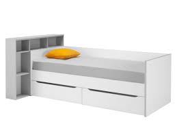Mit schubladen und kopfteil und bettrost zu verkaufen. Bett Mit Kopfteil Und Stauraum Oscar 90x200cm Real De