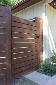The Cavender Diary Modern Fence Design Modern Front Yard Wood Fence Design