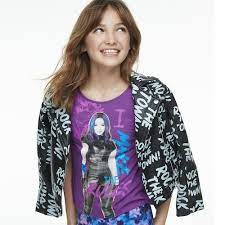 Disney S D Signed Descendants Girls 7 16 Rock The Town Faux Leather Moto Jacket Faux Leather Moto Jacket Leather Moto Jacket Moto Jacket
