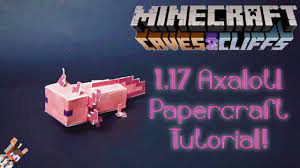 Explore new gaming adventures, accessories, & merchandise on the minecraft official site. How 2 Make The 1 17 Axolotl Mob Out Of Paper Youtube