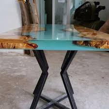 Gorgeous Resin Live Edge River Table Epoxy Wood Table Resin Furniture Wood Resin Table
