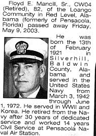 Floyd Edmond Mancill Sr. (1921-2003)