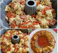 Pull Apart Pizza Bread Photo Recipes Food Pull Apart Pizza Bread