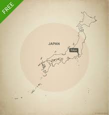 This blank map would guide you in drawing the map by using a simple approach. Free Vector Map Of Japan Outline One Stop Map