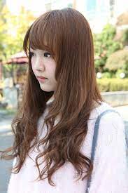 Yes, the bob cuts are the last school hairstyles that teen girls can opt for in 2013. Cute Korean Hairstyle For Girls Long Brown Hair With Bangs Hairstyles Weekly