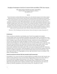 Teknologi internet of things (iot) merupakan evolusi teknologi internet di mana objek (things) berupaya menghantar data menggunakan peranti melalui internet menjelang tahun 2025; Pdf Paradigma Pembelajaran Sosial Dan Emosional Dalam Pendidikan Stem Satu Tinjauan Oleh Radin Muhd Imaduddin Bin Radin Abdul Halim