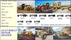 Tes teori operator excavator : Pengertian Alat Berat Motor Grader