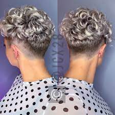 Curlyhaircut In 2020 Curly Pixie Hairstyles Edgy Hair Short Permed Hair