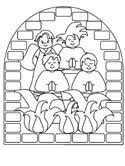 Fiery furnace coloring pages (day 3) | journey off the map. Fiery Furnace Coloring Pages
