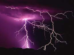 Seizure Purple Lightning Lightning Thunder And Lightning
