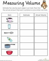 Measuring Liquid Volume Worksheet Lovely Capacity Worksheets For Kindergarten Worksheets In 2020 Volume Worksheets Measuring Volume Measurement Worksheets