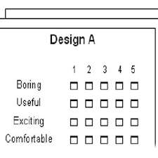They also save time, for both parties, as customers can fill it quickly on their own time and employees don't have to take time out of their days to sit in on interviews. Example Of Semantic Differential Scale Questionnaire Download Scientific Diagram