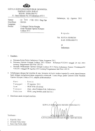 Sebuah surat dinas resmi haruslah ditulis menggunakan format dan tata bahasa yang jelas dan baku agar mudah dipahami. Contoh Surat Telegram Mutasi Polri Contoh Surat