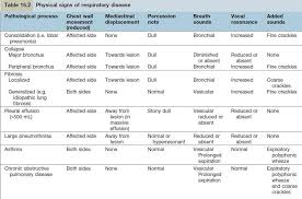Physical Signs Of Respiratory Disease Respiratory Diseases Respiratory Bronchial
