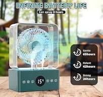 Amazon.com: Ventilador de aire acondicionado portátil con 3 ...